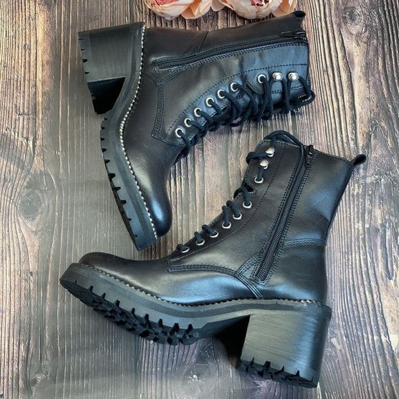 Aqua-Ray Black Synthetic Boots - Picture 7 of 8